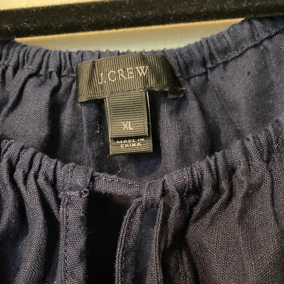 J. Crew Navy Dress with Colorful Tassels - Picture 2 of 4